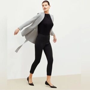MM Lafleur The Shaw Scuba Crop Pant in Black Size 6